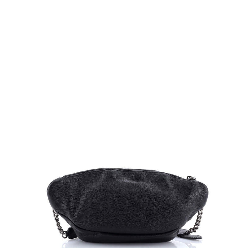 Casual Rock Waist Bag Quilted Calfskin