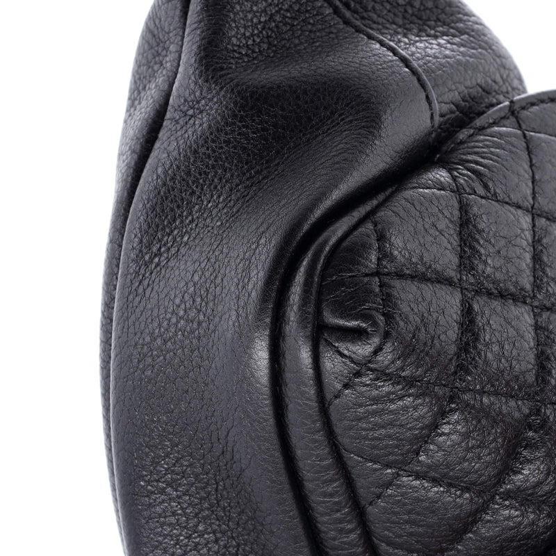 Casual Rock Waist Bag Quilted Calfskin