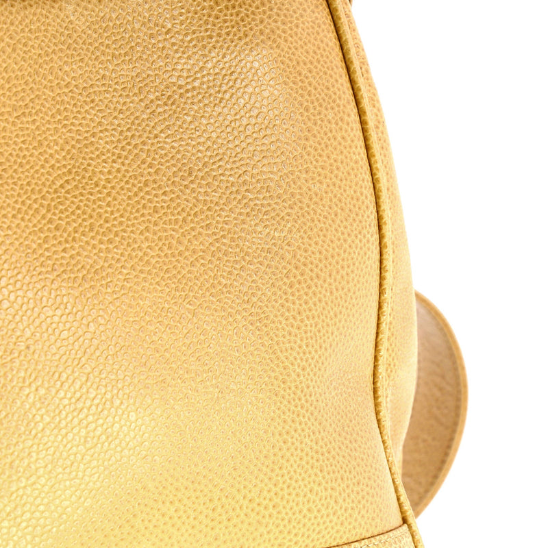 Vintage Metal Cc Shoulder Bag Caviar