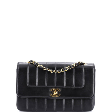 Vintage Cc Chain Flap Bag Vertical Quilt