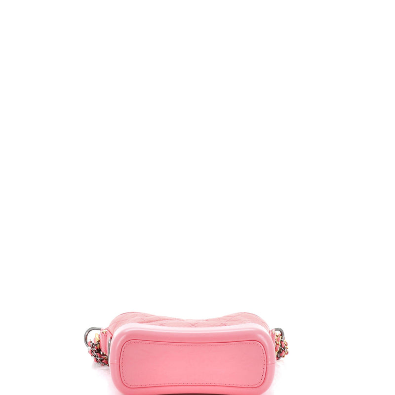 Gabrielle Hobo With Logo Handle Quilted