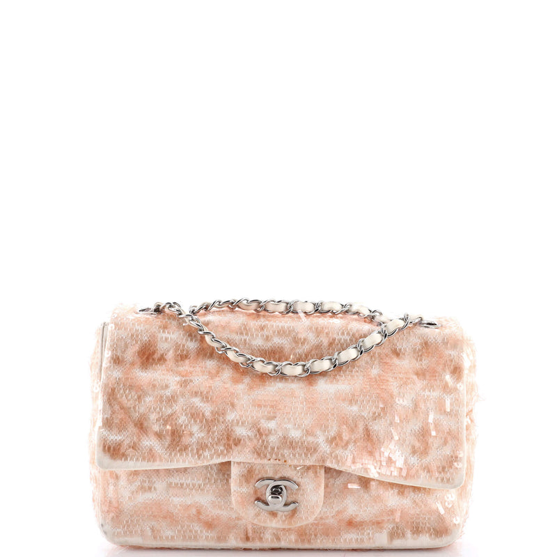 Classic Single Flap Bag Sequins Small