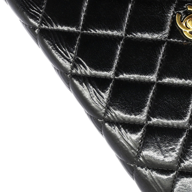 Pearl Charm Wallet On Chain Quilted