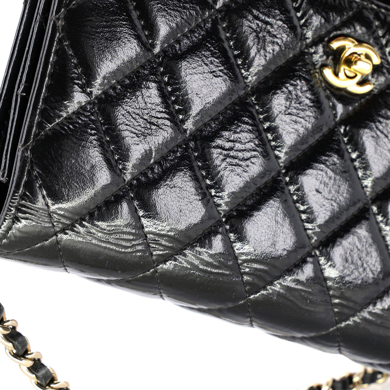Pearl Charm Wallet On Chain Quilted