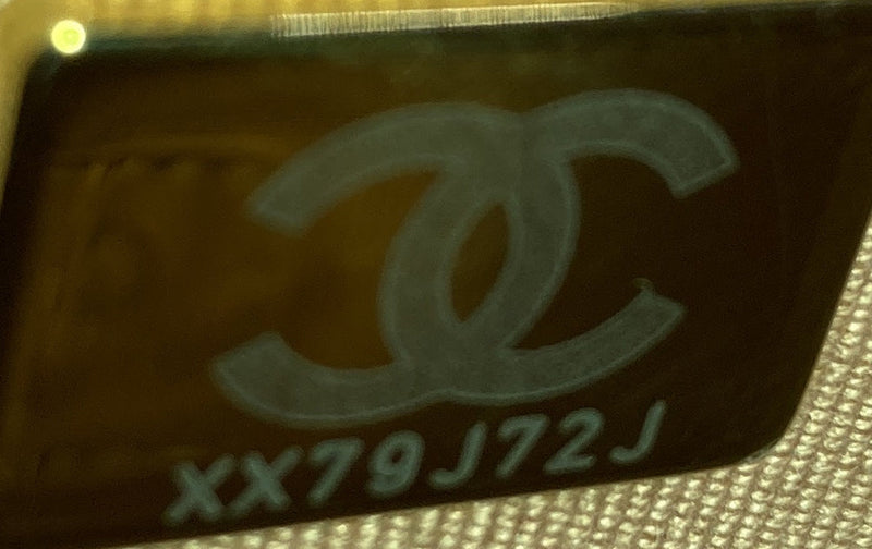 Cc Dome Zip Clutch With Chain Quilted