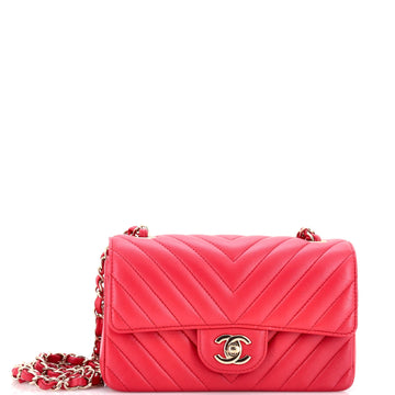 Classic Single Flap Bag Chevron Lambskin