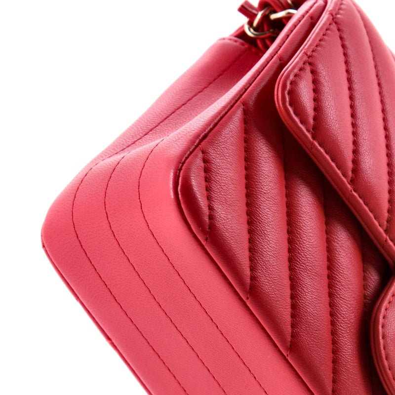 Classic Single Flap Bag Chevron Lambskin