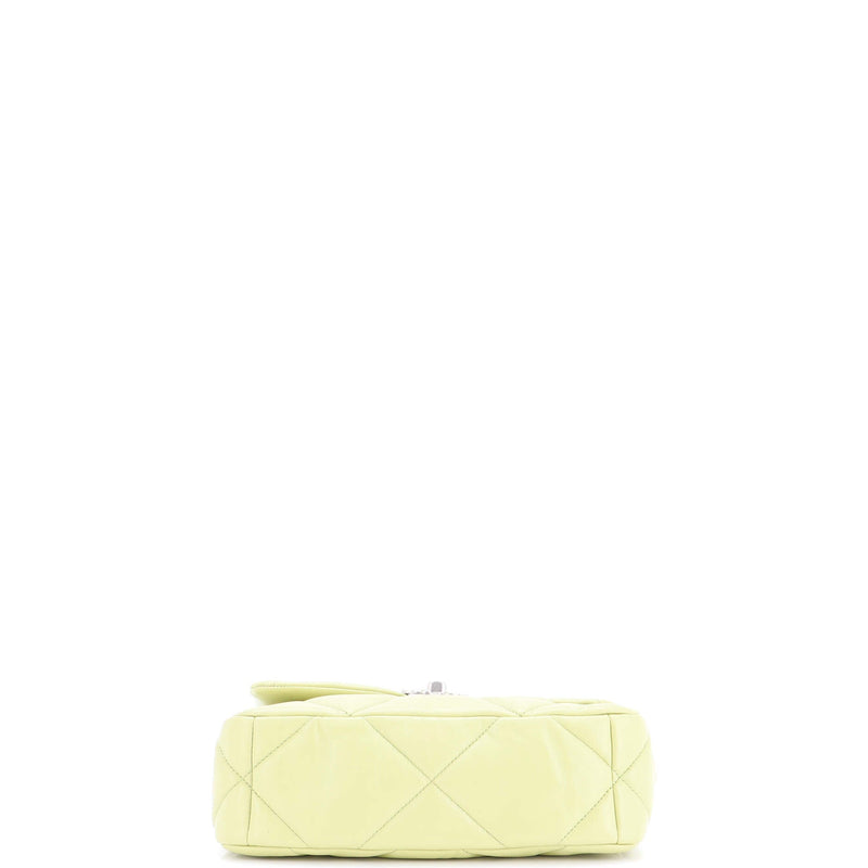 19 Flap Bag Quilted Leather Medium