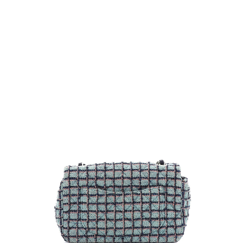 Classic Single Flap Bag Quilted Tweed