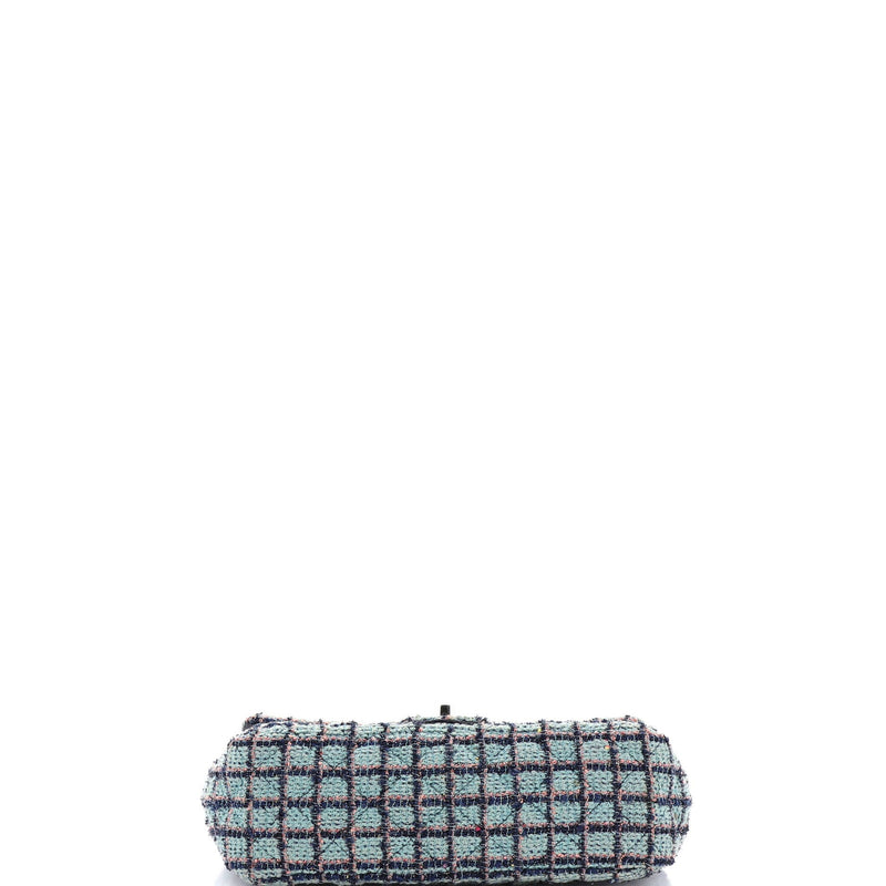 Classic Single Flap Bag Quilted Tweed