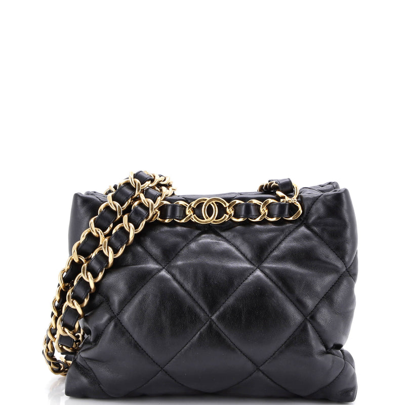 Cc Bar Chain Handle Shopping Tote