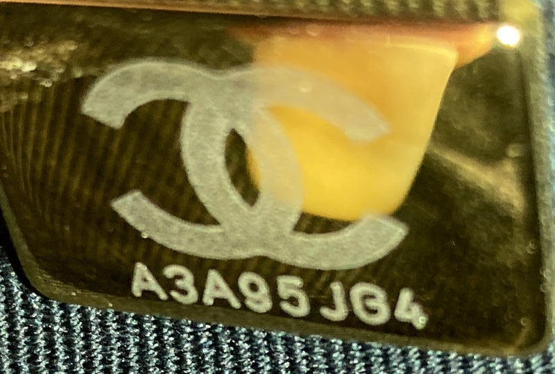 Cc Bar Chain Handle Shopping Tote