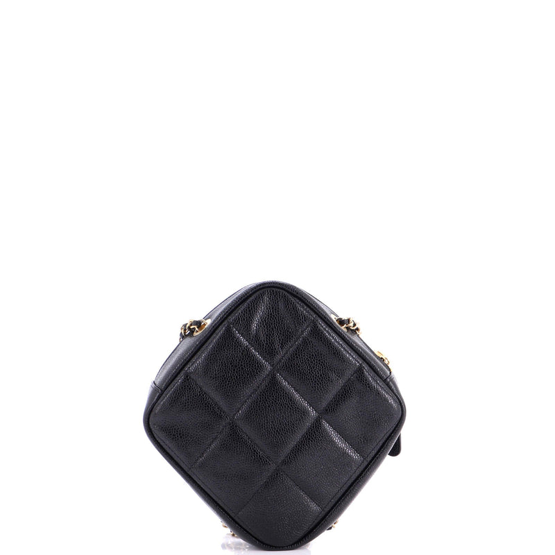 Diamond Chain Crossbody Bag Quilted