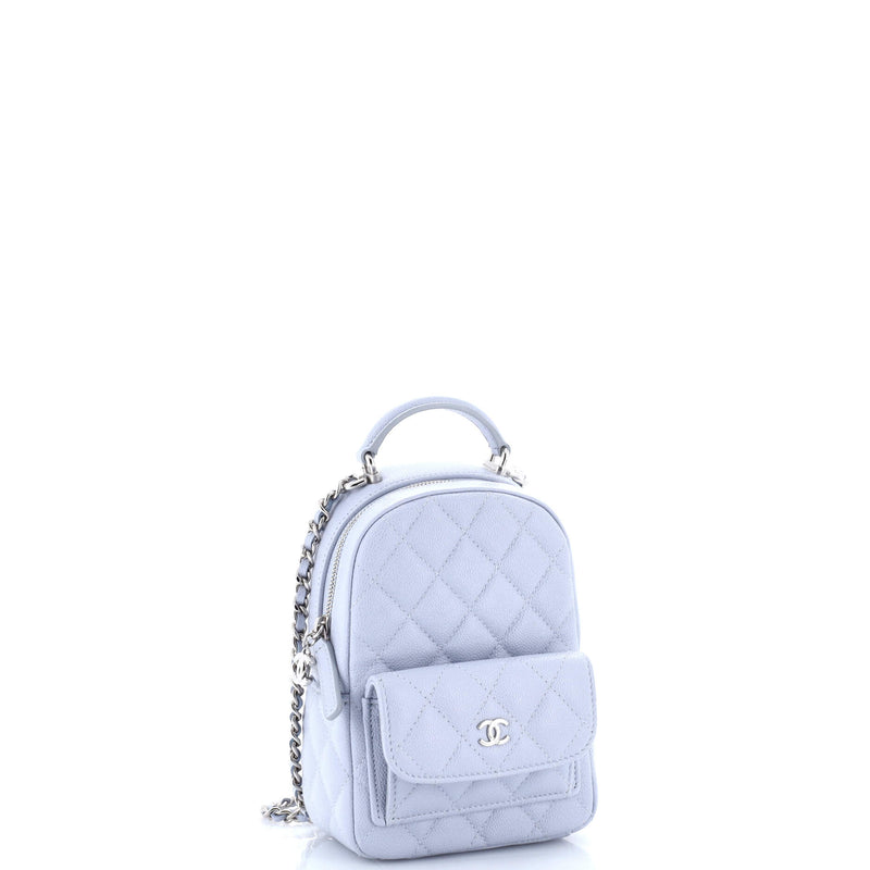 Classic Cc Chain Pocket Backpack Quilted