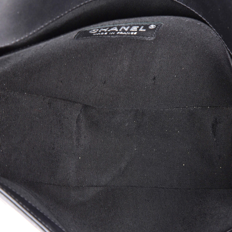 So Black Boy Flap Bag Quilted Calfskin