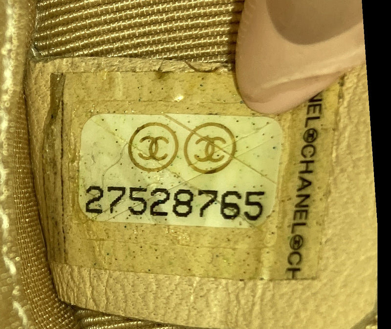 Pearl Chain Flap Bag Quilted Lambskin