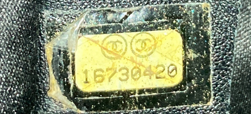 Petite Shopping Tote Quilted Caviar