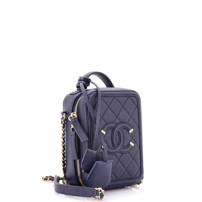 Filigree Vertical Vanity Case Quilted