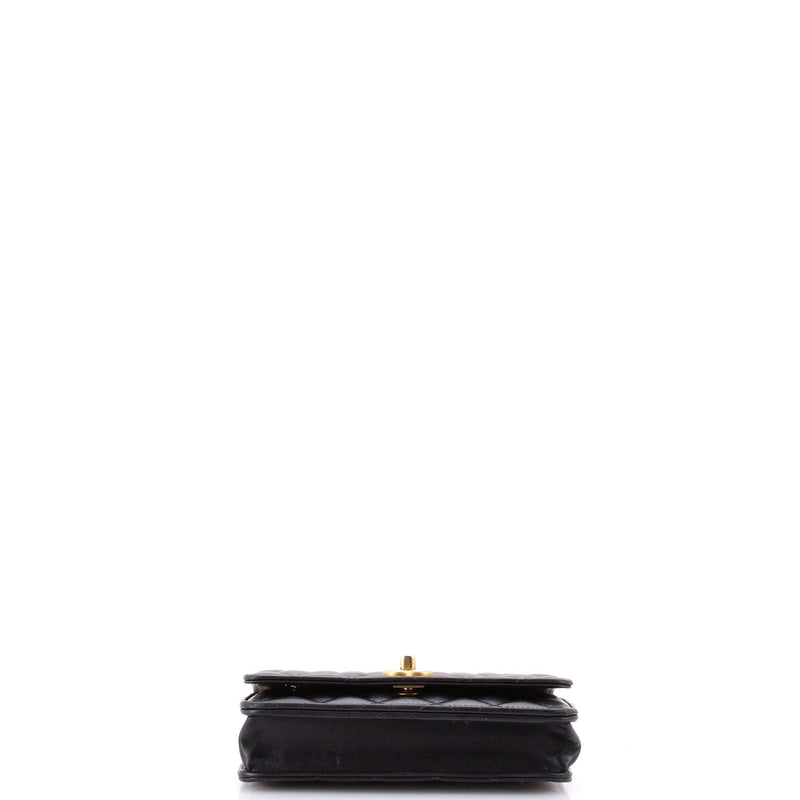 Sweet Camellia Wallet On Chain Quilted