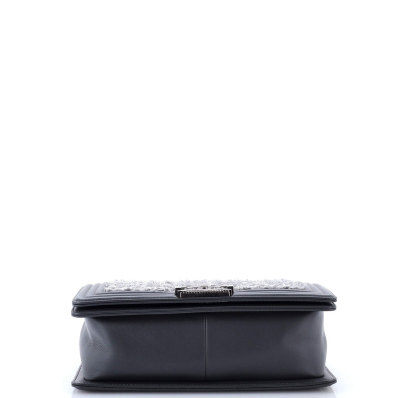 Boy Flap Bag Braided Tweed Old Medium