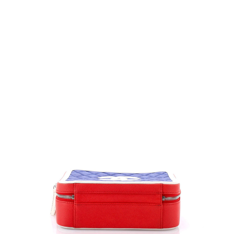 Filigree Vanity Case Quilted Caviar