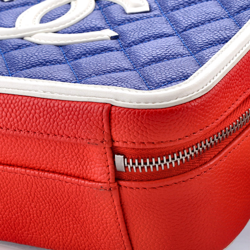 Filigree Vanity Case Quilted Caviar