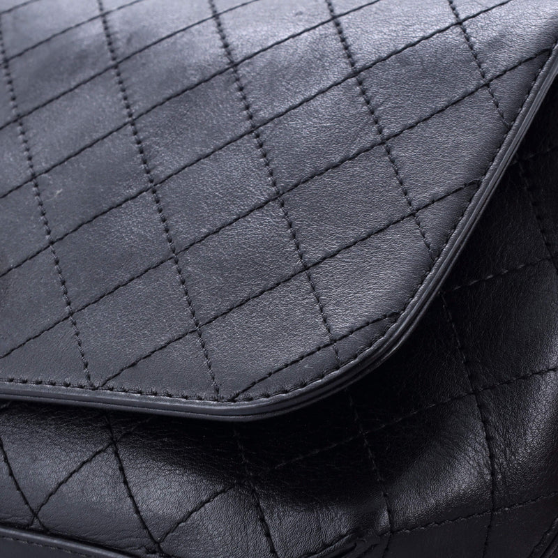 Covered Cc Flap Bag Stitched Calfskin