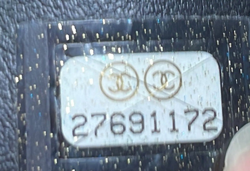 Covered Cc Flap Bag Stitched Calfskin