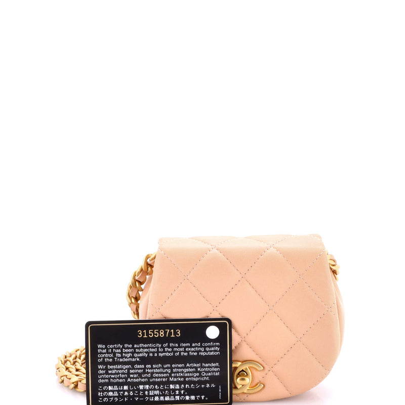 Coco Mail Clutch With Chain Quilted
