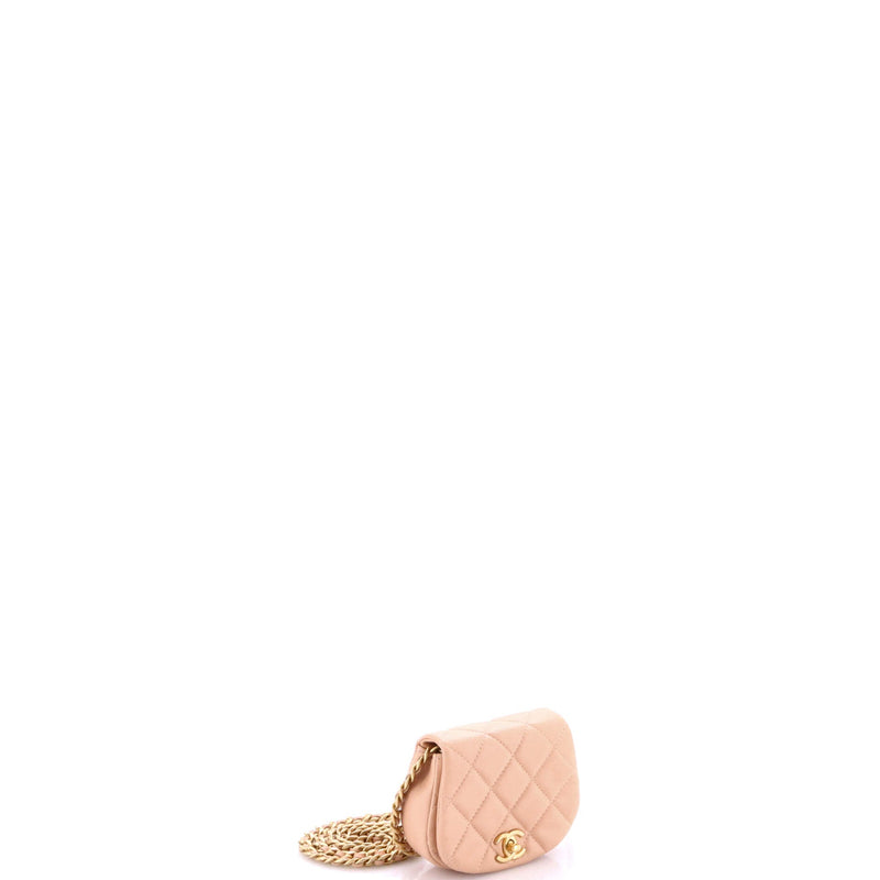 Coco Mail Clutch With Chain Quilted