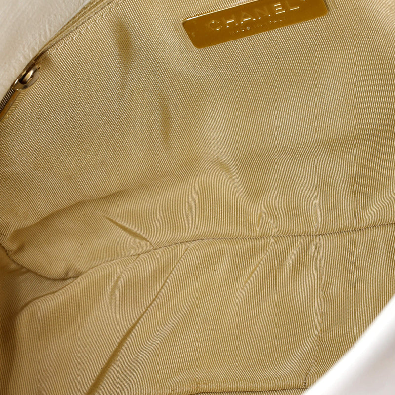 19 Flap Bag Quilted Leather Medium