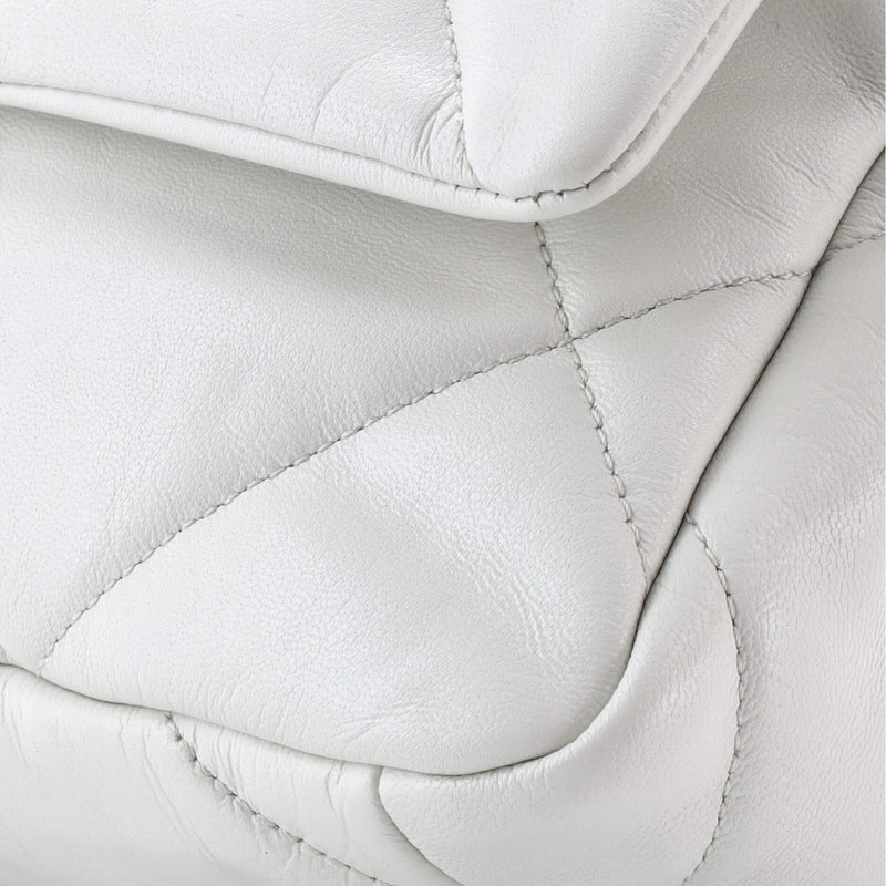 19 Flap Bag Quilted Leather Medium