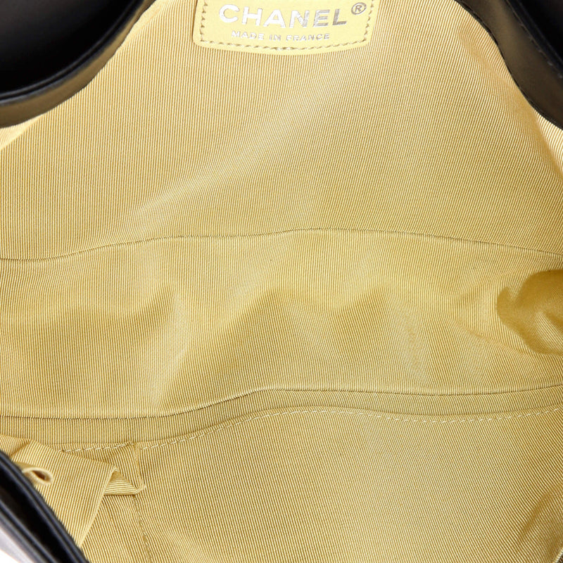 Reverso Boy Flap Bag Woven Calfskin Old