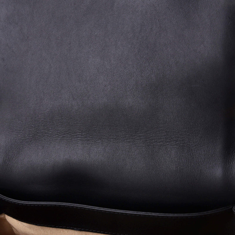 Reverso Boy Flap Bag Woven Calfskin Old