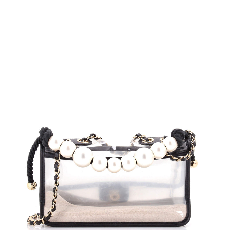 Sand By The Sea Pearl Flap Bag Pvc With