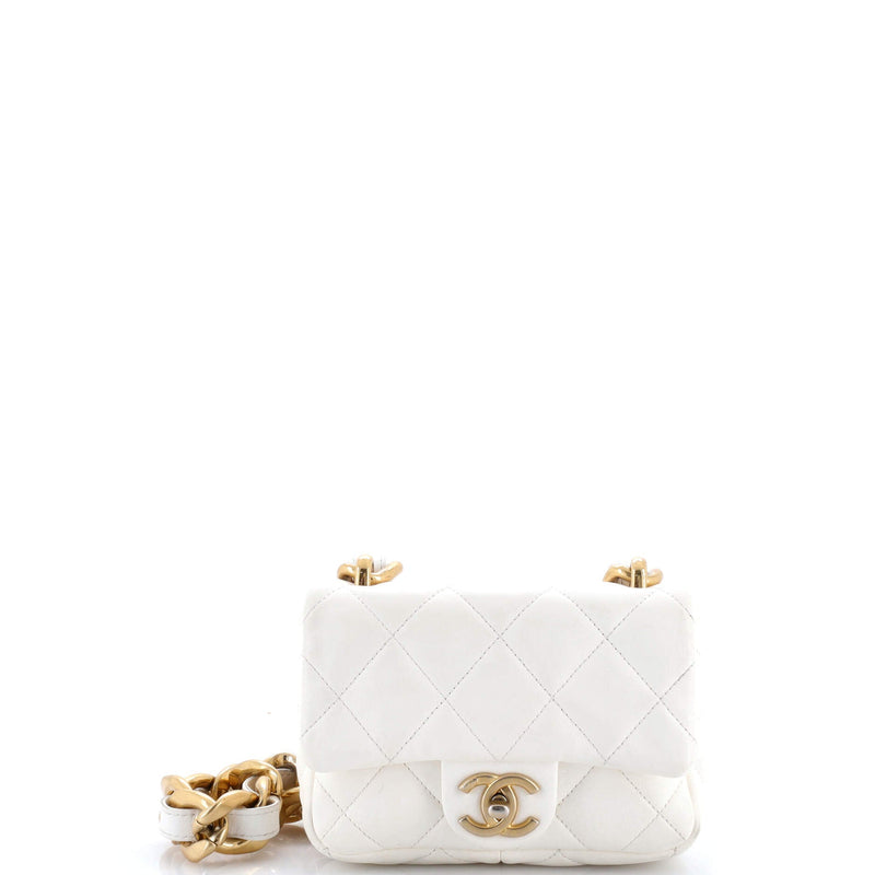 Funky Town Flap Bag Quilted Lambskin