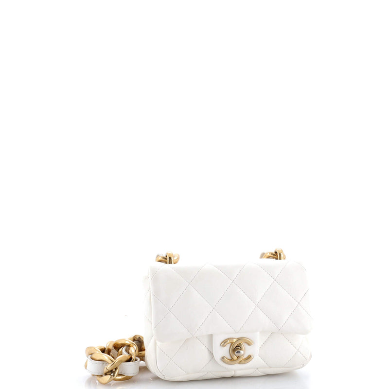 Funky Town Flap Bag Quilted Lambskin