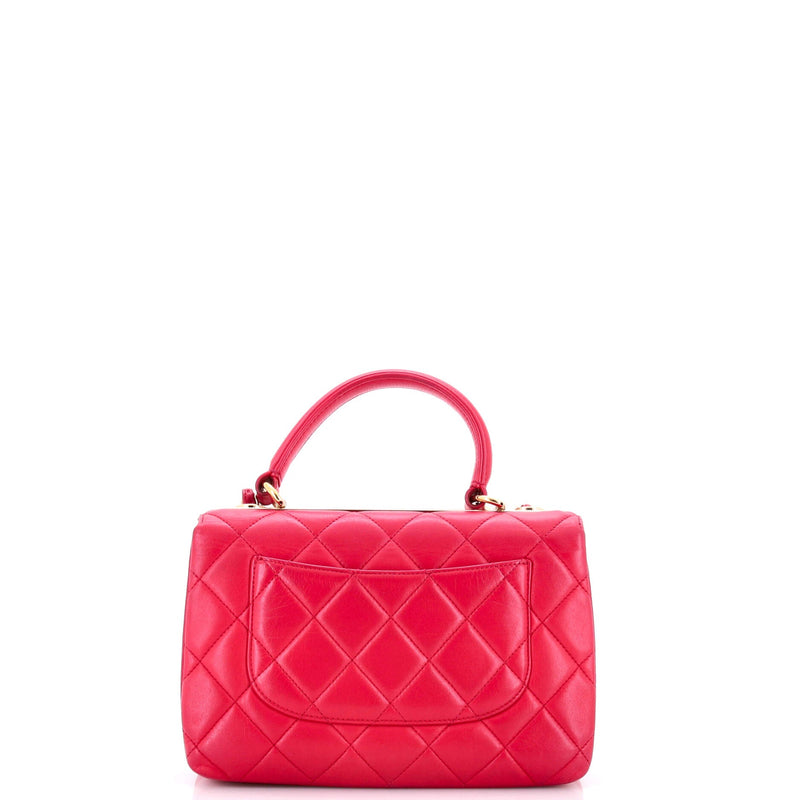 Trendy Cc Top Handle Bag Quilted