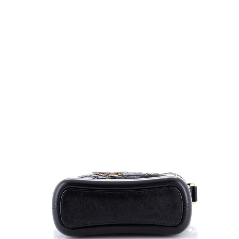 Gabrielle Hobo Embellished Quilted Aged