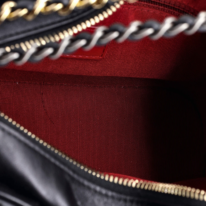 Gabrielle Hobo Embellished Quilted Aged