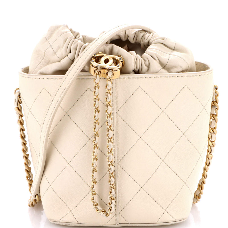 Cc Drawstring Bucket Crossbody Bag