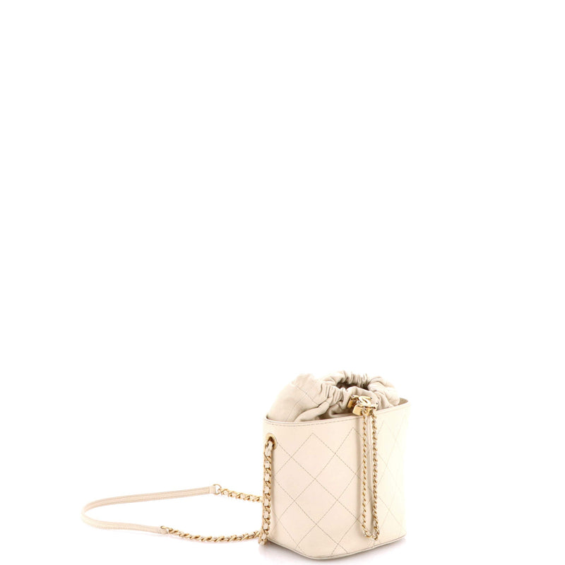 Cc Drawstring Bucket Crossbody Bag
