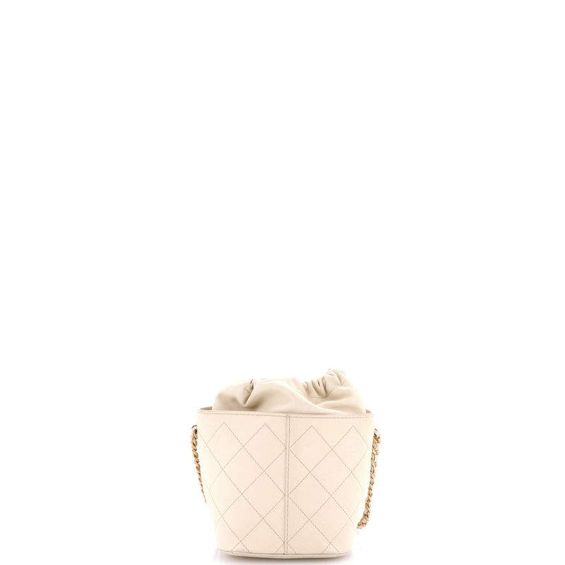 Cc Drawstring Bucket Crossbody Bag