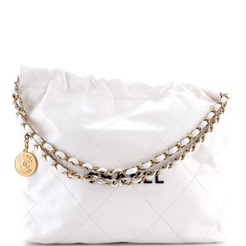 22 Chain Hobo Quilted Calfskin Medium
