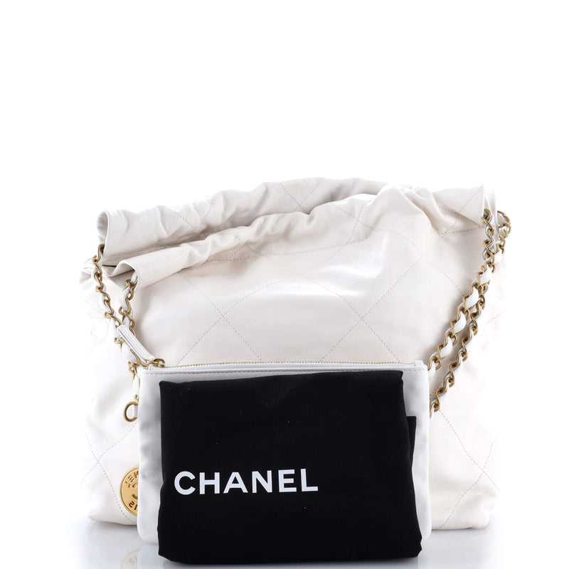 22 Chain Hobo Quilted Calfskin Medium