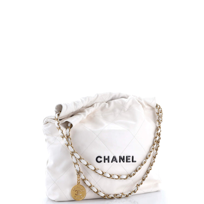 22 Chain Hobo Quilted Calfskin Medium