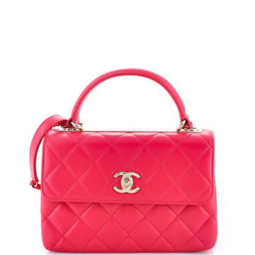 Trendy Cc Top Handle Bag Quilted