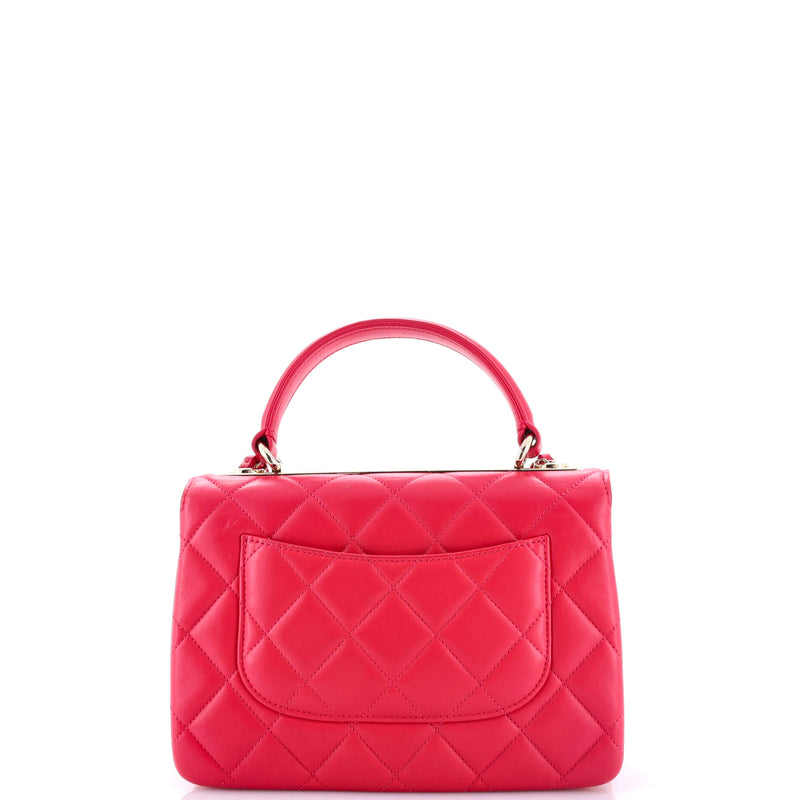 Trendy Cc Top Handle Bag Quilted