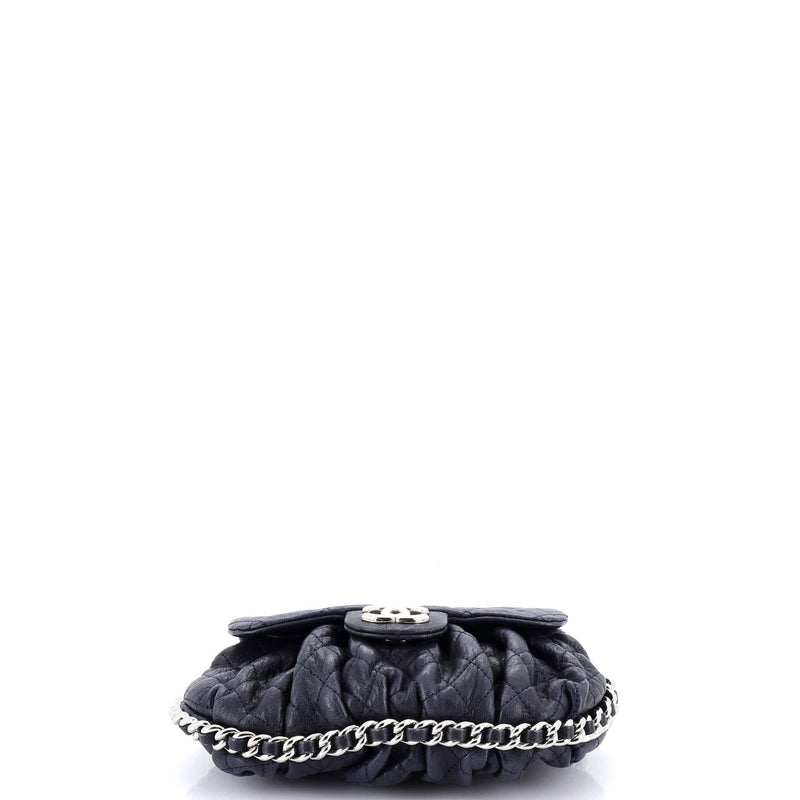 Chain Around Flap Bag Quilted Leather