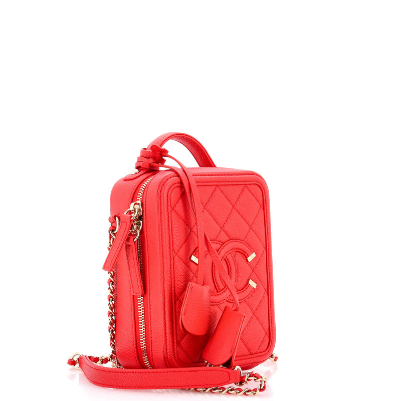 Filigree Vertical Vanity Case Quilted